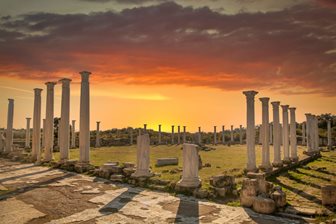 Archeologický areál Salamis na Severním Kypru