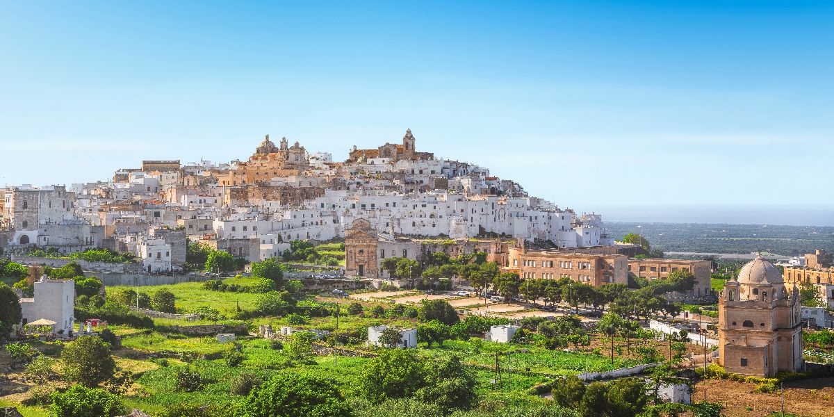 Panorama Ostuni, Apulie