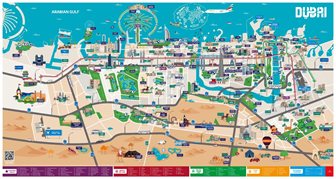 Plán Dubaje, zdroj: Visitdubai.com