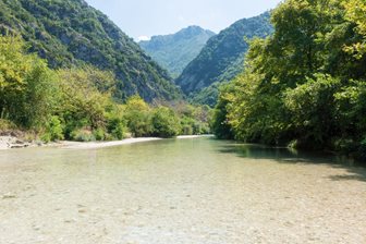 Řeka Acherón v západním Řecku