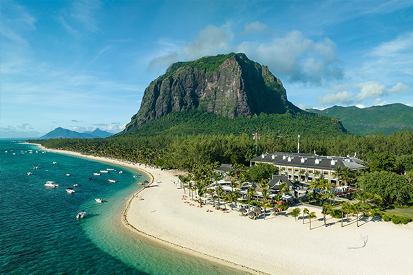 Pláž na poloostrově Le Morne, Mauricius