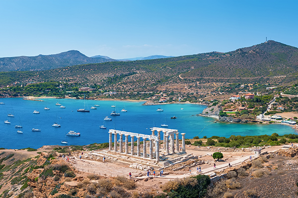 Poseidonův chrám na mysu Sounion