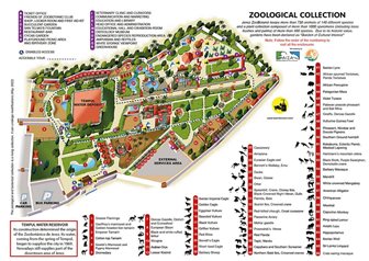 Plánek areálu Zoobotánico Jerez, zdroj: Zoobotanicojerez.com