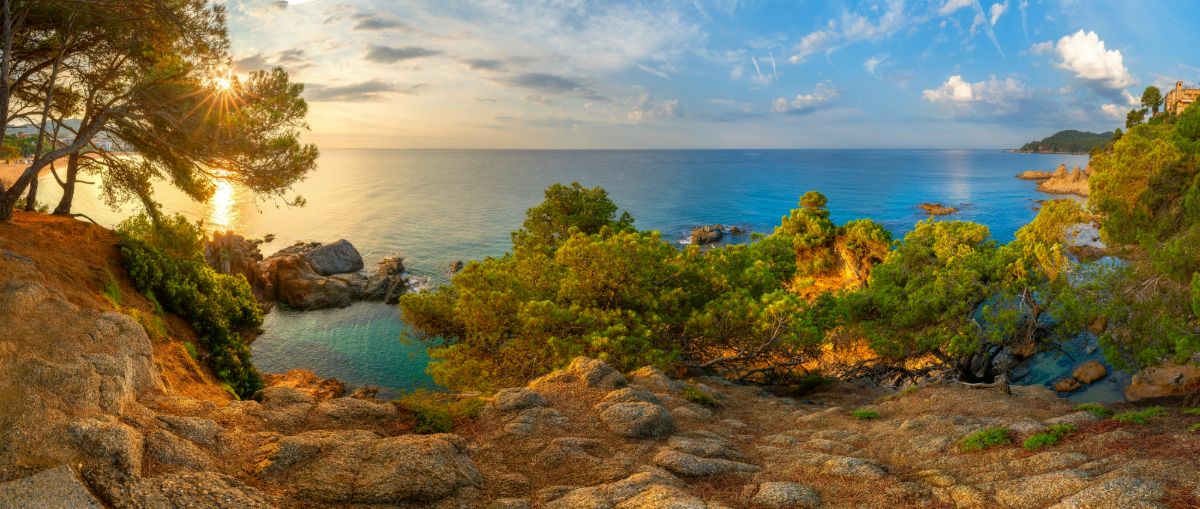 Horký letní den na Costa Brava