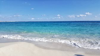 Pláž v Marsa Matruh, Egypt