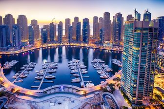 Jachetní přístaviště v Dubai Marina
