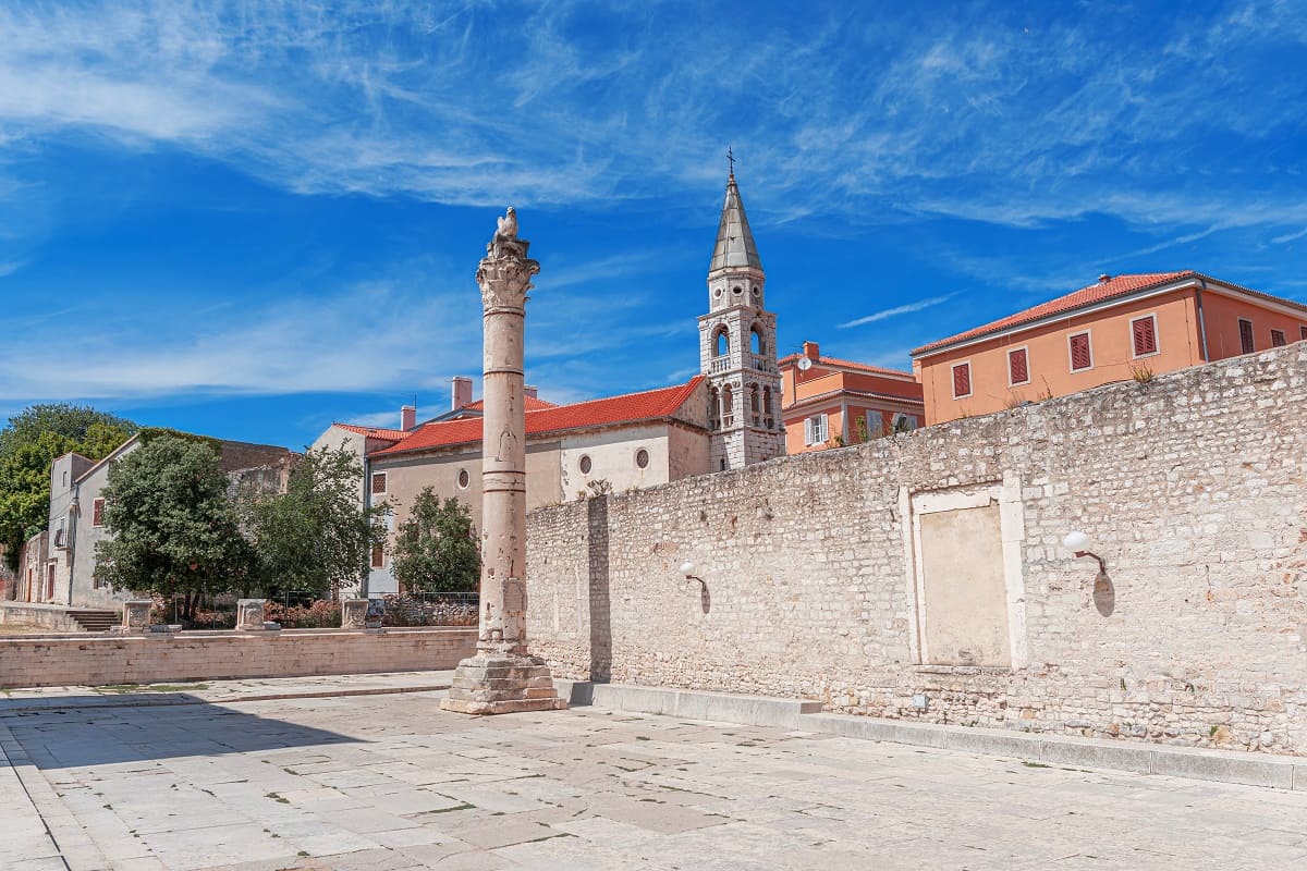 Chorvatsko, panorama starého města Zadar Chorvatsko, panorama starého města Zadar