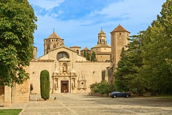 Pohled na španělský klášter Poblet