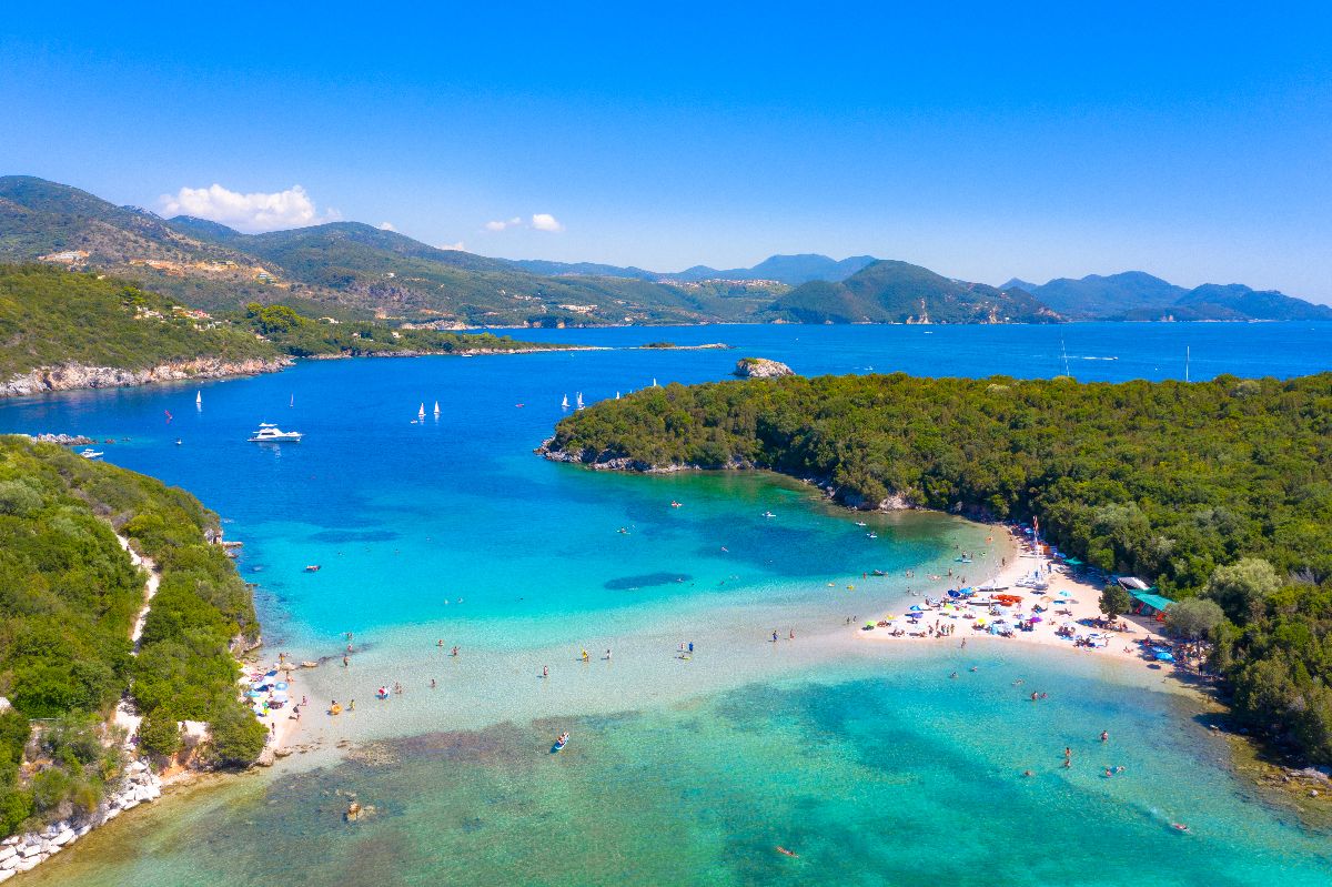 Modrá laguna Sivota