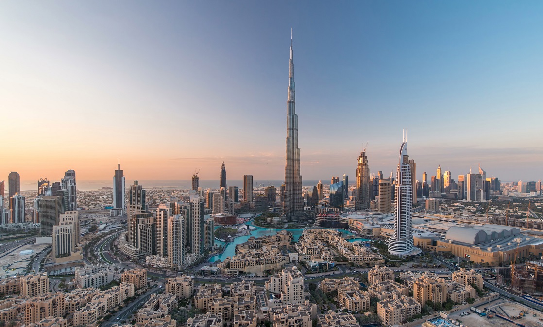Centrum Dubaje s nejvyšším mrakodrapem světa Burj Khalifa Centrum Dubaje s nejvyšším mrakodrapem světa Burj Khalifa