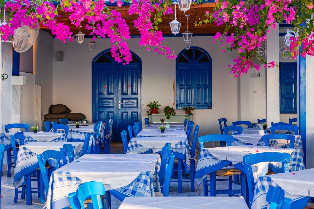 Řecko, typická řecká taverna