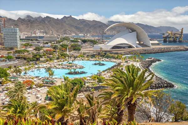 Městské bazény v Santa Cruz na Tenerife