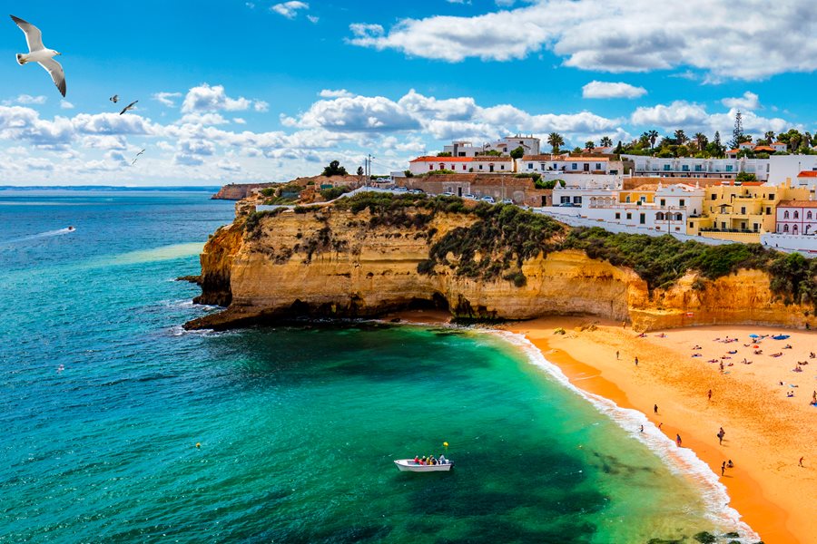 Algarve, vesnice Carvoeiro Algarve, vesnice Carvoeiro