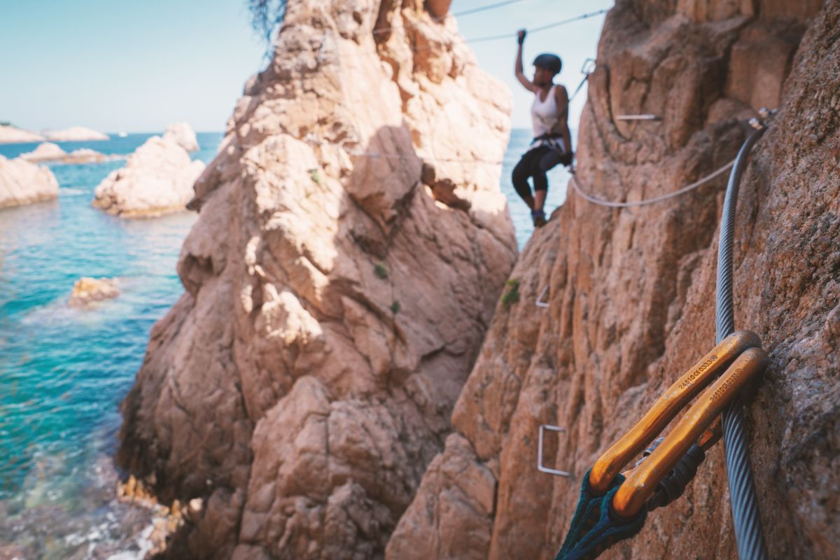 Ferrata Cala del Molí na Costa Brava