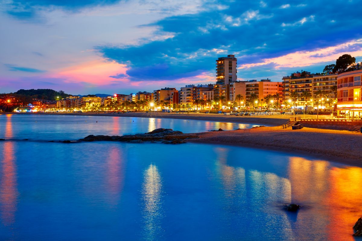 Večerní Lloret de Mar