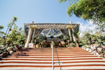Pavilón v botanické zahradě Vallarta