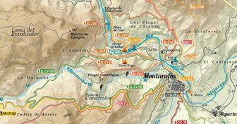 Montanejos, plánek, zdroj: Visitmontanejos.com