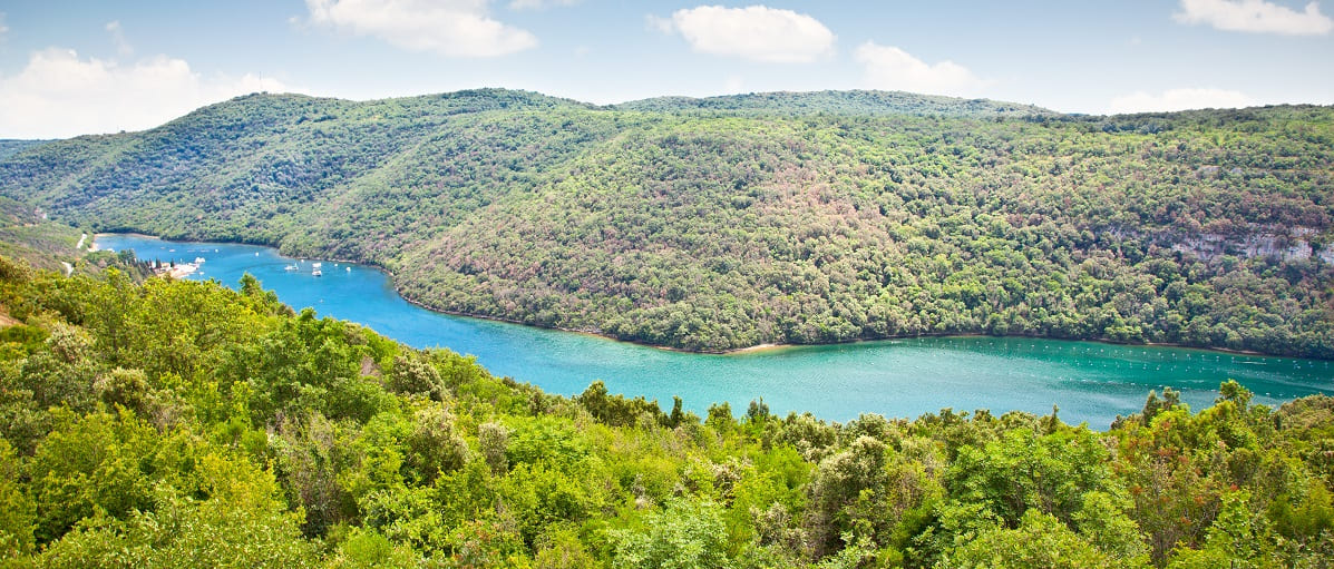 Limský fjord na Istrii