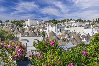 Alberobello v Apulii