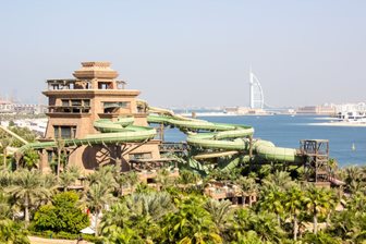 Vodní park Aquaventure v Dubaji