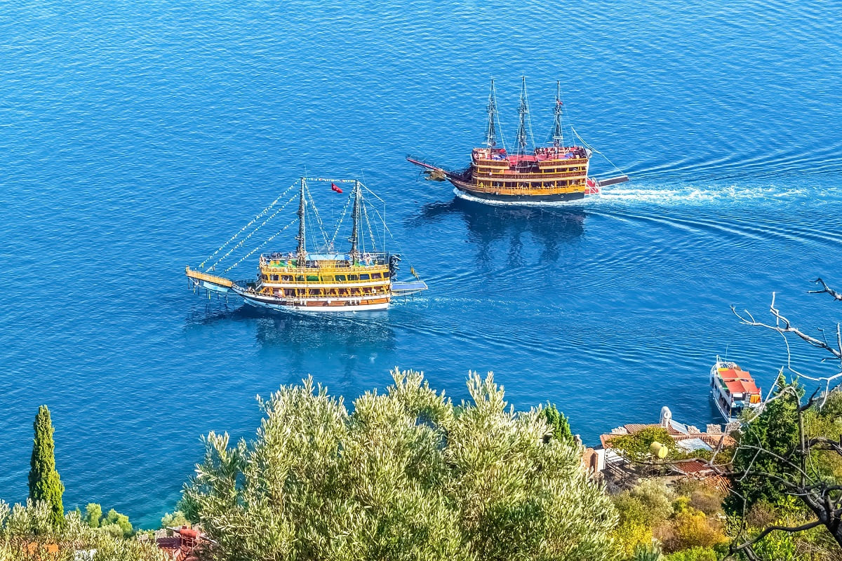 Turecko, lodní výlety