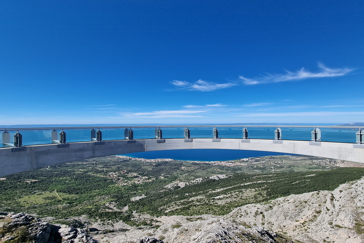 Chorvatsko, skywalk Biokovo Chorvatsko, skywalk Biokovo