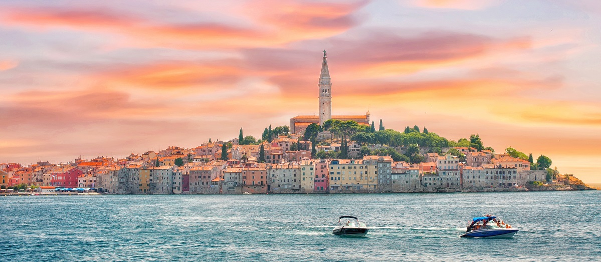 Pohled na město Rovinj