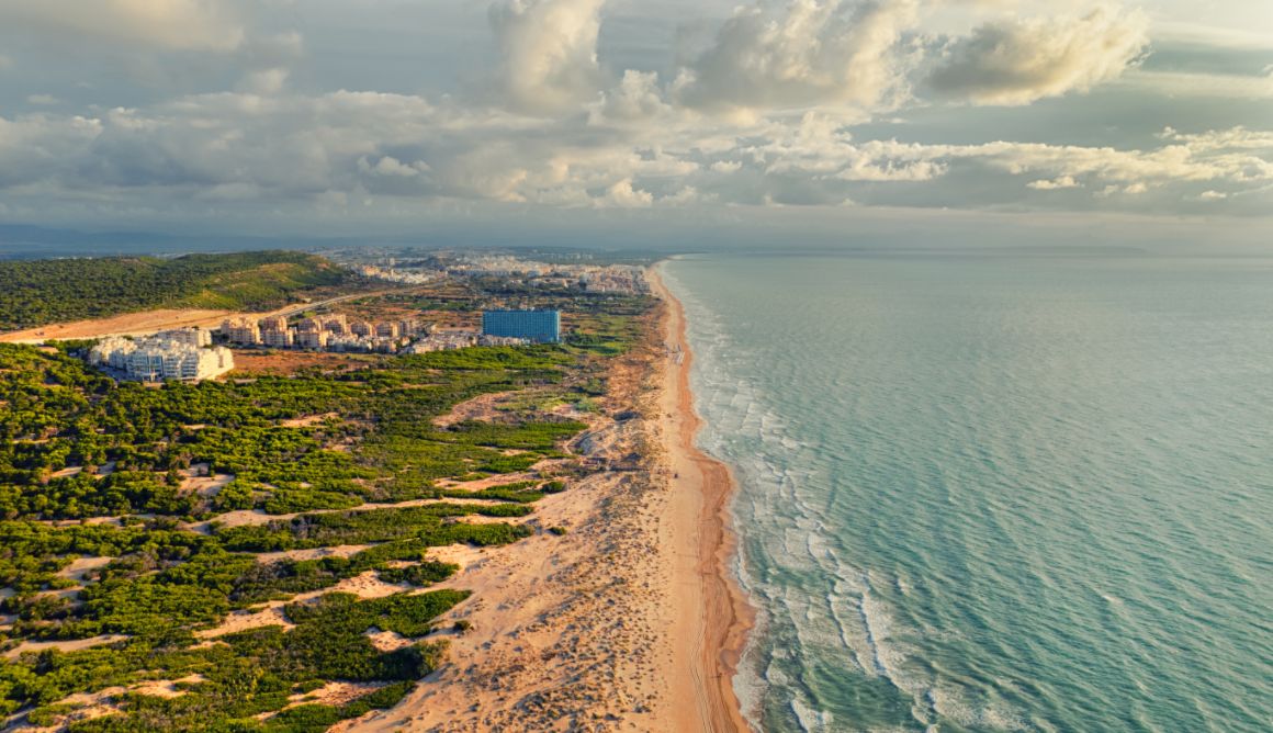 Pláž Playa Moncayo, Guardamar, Costa Blanca