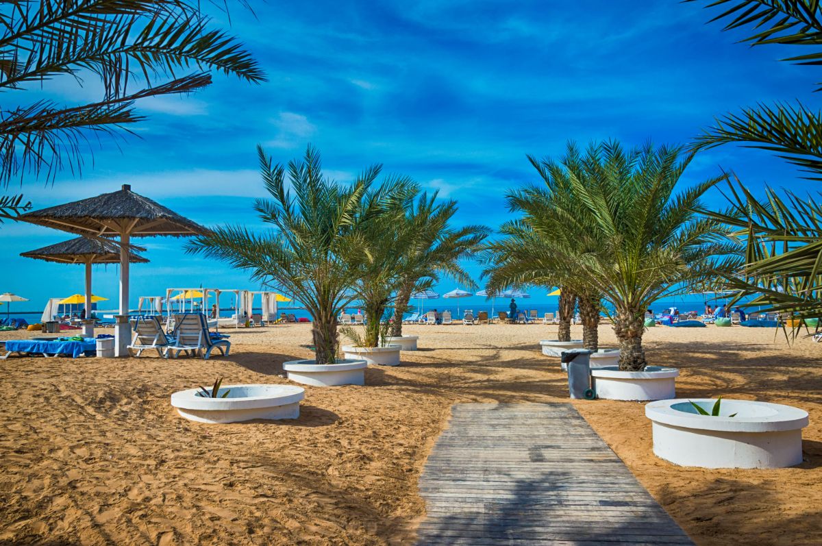 Pláže v Ras Al Khaimah, Spojené arabské emiráty Pláže v Ras Al Khaimah, Spojené arabské emiráty