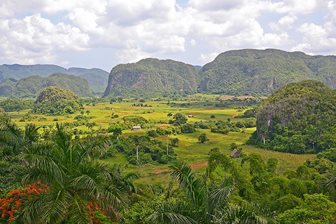 Kuba, údolí Vinales