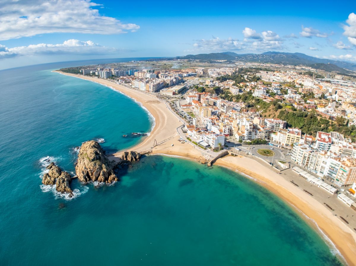 Pobřeží Costa Brava u Blanes