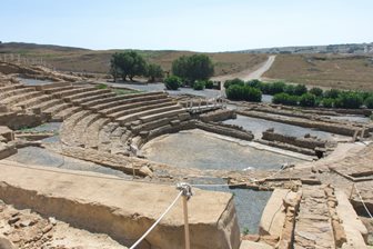 Amfiteátr v archeologické lokalitě Hephaestia, Limnos