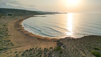 Želví pláž Alagadi na Severním Kypru