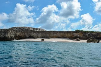Pláž na ostrově v národním parku Islas Marietas