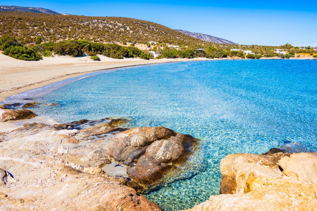 Pláž Psili Ammos, Naxos