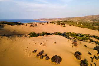 Písečné duny Ammothines, Limnos