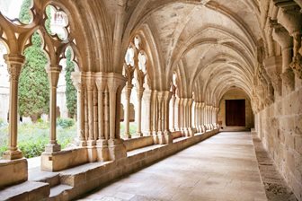 Vnitřní prostory kláštera Poblet