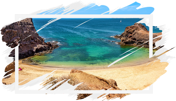 Playa de Papagayo na Lanzarote