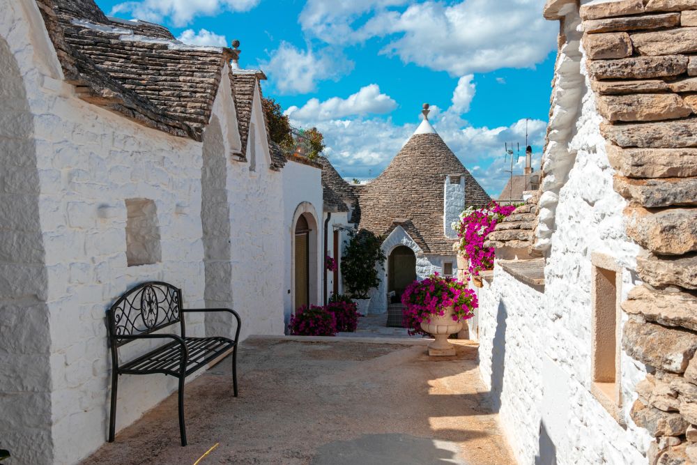 Domky trulli v Alberobellu