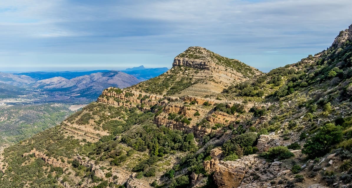 Nádherný výhled na horu Djebel Serj v Tunisku Nádherný výhled na horu Djebel Serj v Tunisku
