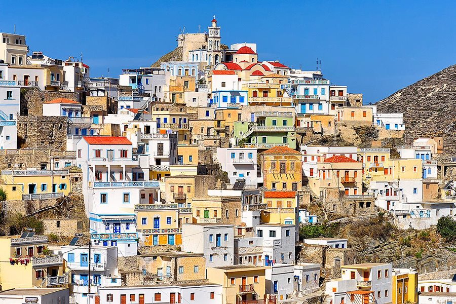 Karpathos, víska Olympos Karpathos, víska Olympos