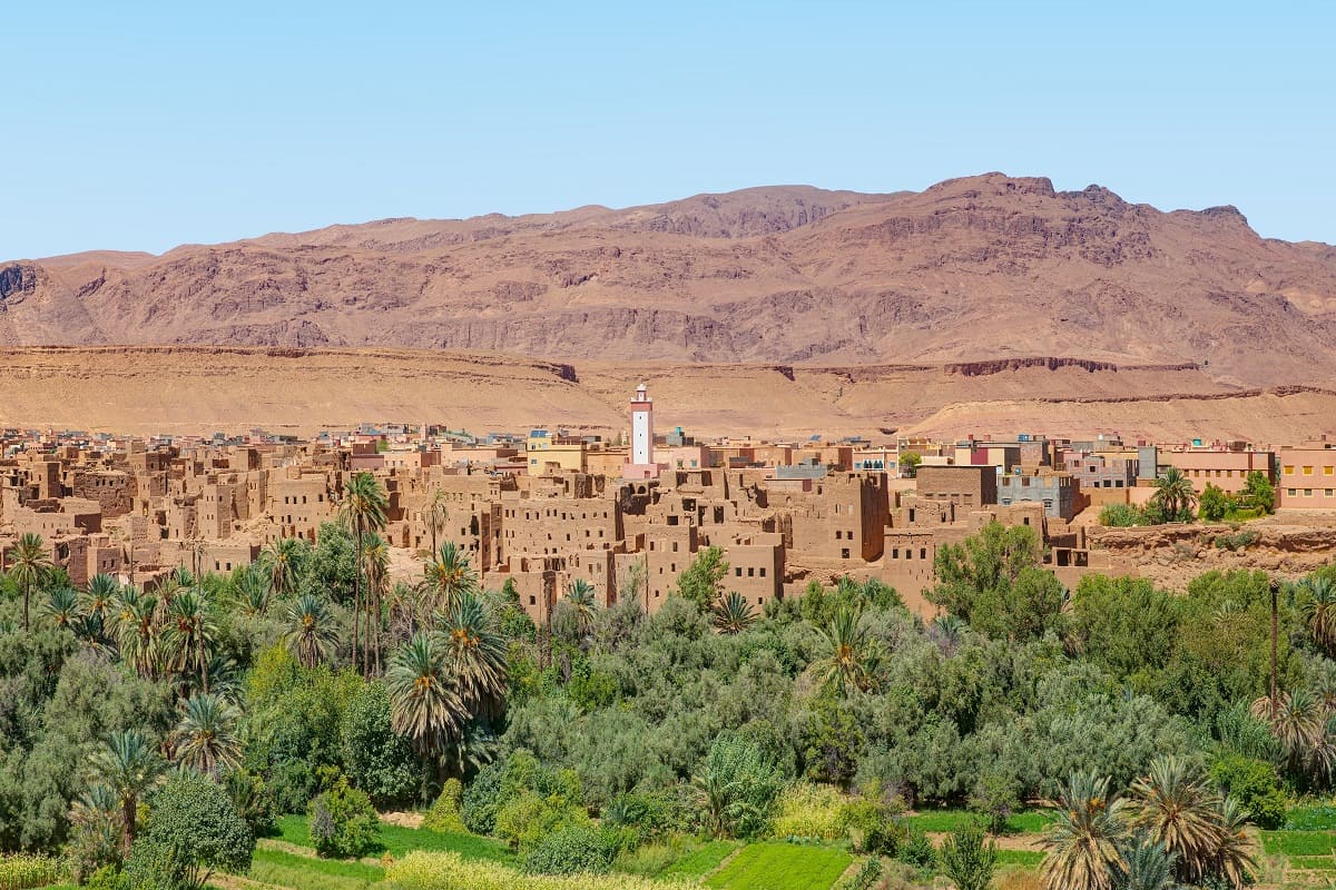 Maroko, město Tinerhir