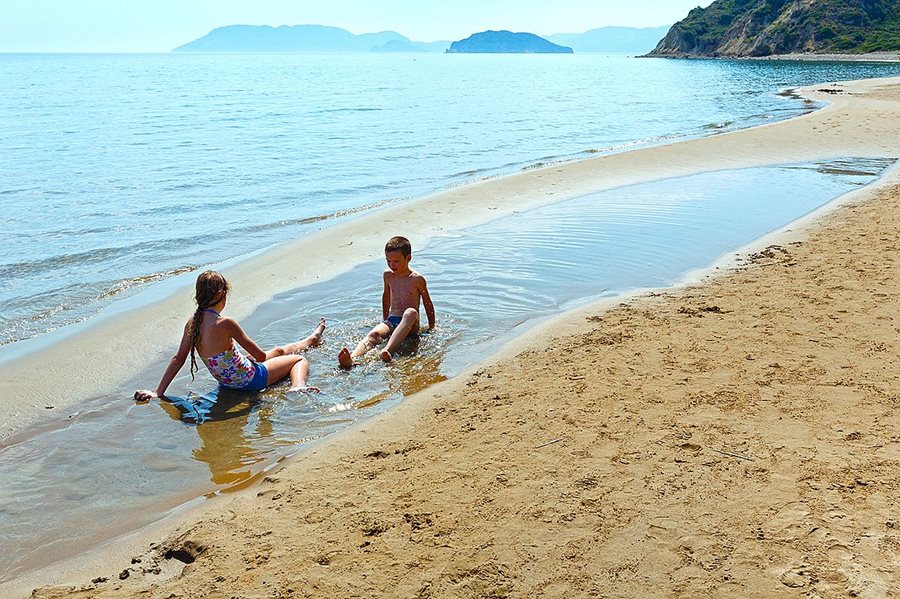 Zakynthos, pláž Gerakas Zakynthos, pláž Gerakas