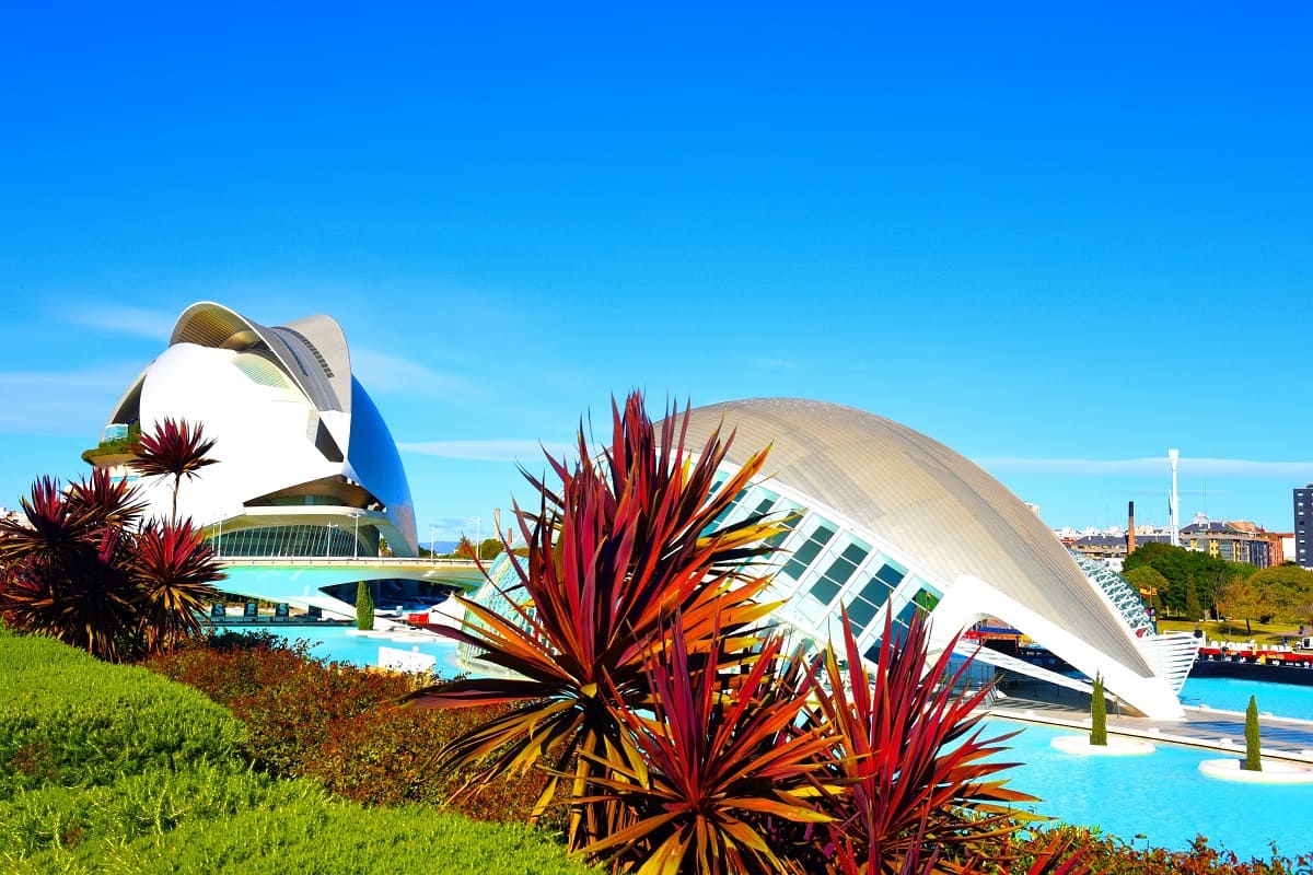 Španělsko, operní dům ve Valencii