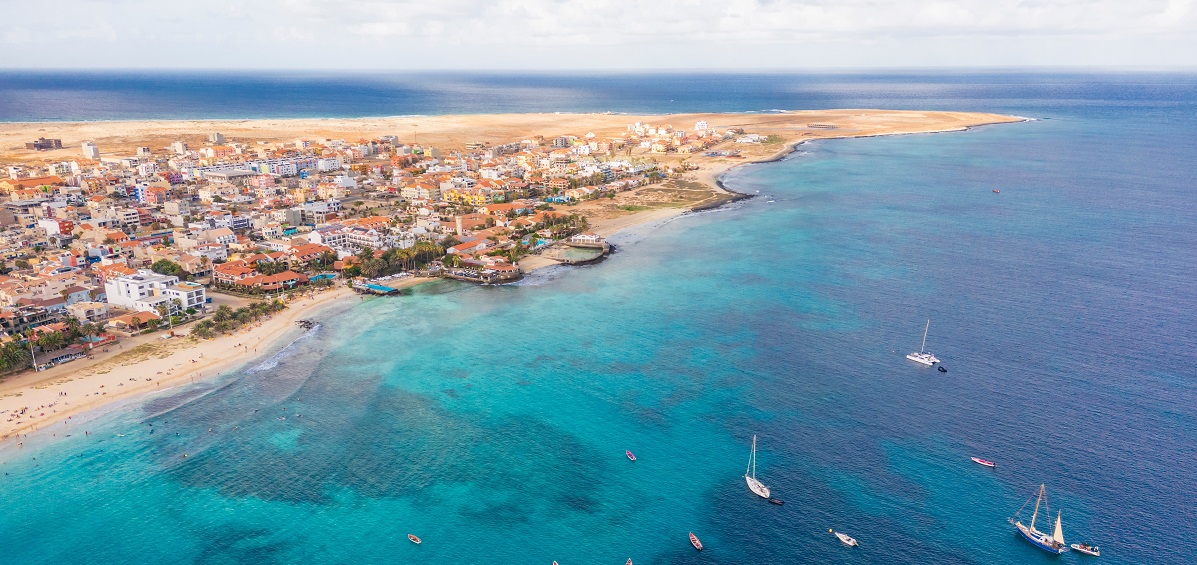 Pláž Santa Maria na ostrově Sal