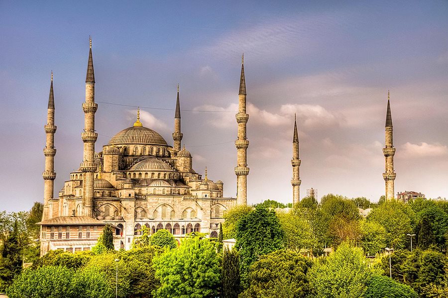 Turecko, Modrá mešita v Istanbulu Turecko, Modrá mešita v Istanbulu