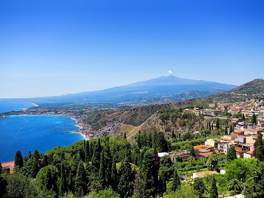 Itálie, Taormina a Etna Itálie, Taormina a Etna