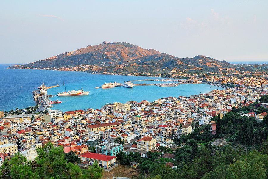 Zakynthos, pohled na hlavní město Zakynthos, pohled na hlavní město