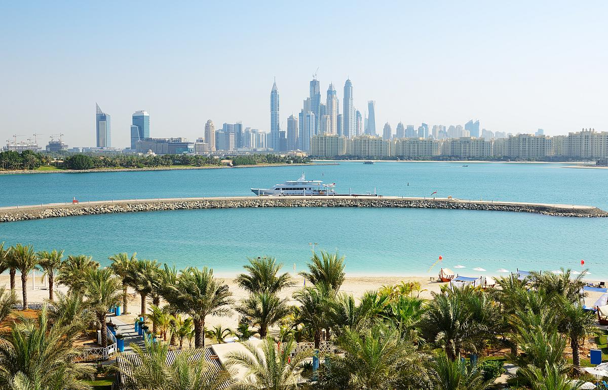 Palm Jumeirah, panorama Palm Jumeirah, panorama