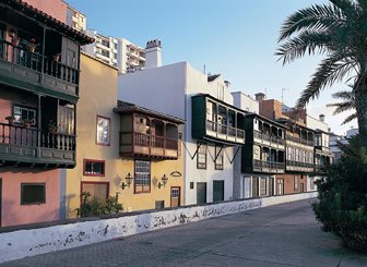 La Palma Santa Cruz casas con balcones